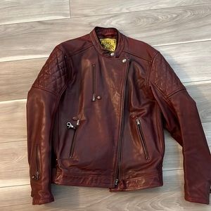Roland Sands Designs leather motorcycle jacket